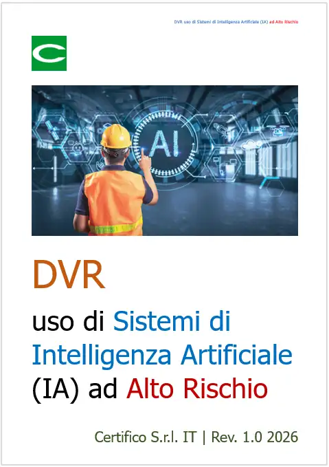 <DVR uso di Sistemi di Intelligenza Artificiale (IA) ad Alto Rischio / Rev. 1.0 2026